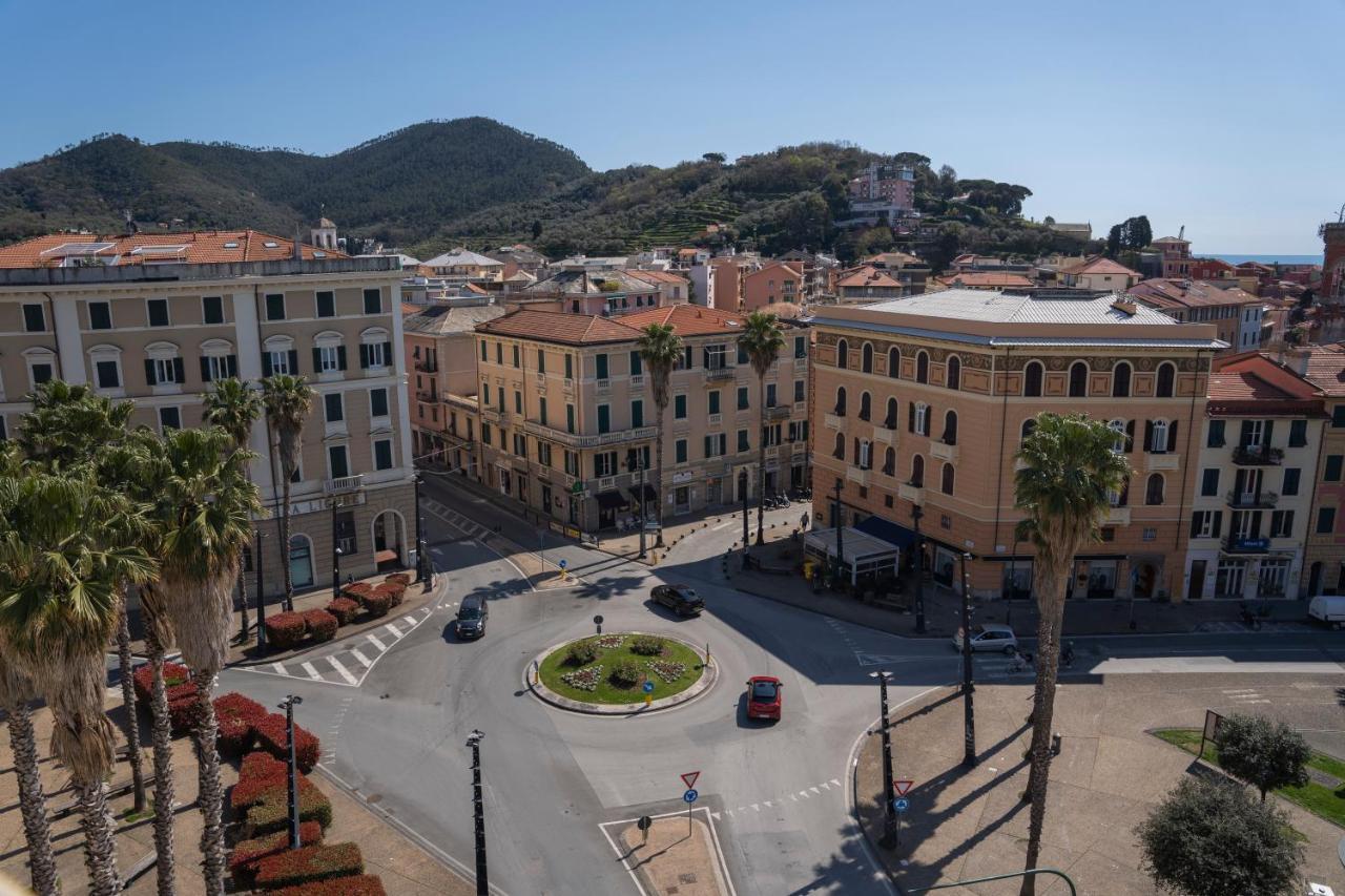 025 - Casa Panoramica In Centro, 90Metri Spiaggia Vista Mare Con Terrazzo Vista Portofino Sestri Levante Dış mekan fotoğraf