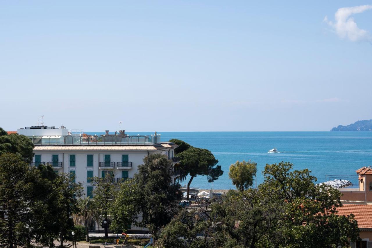 025 - Casa Panoramica In Centro, 90Metri Spiaggia Vista Mare Con Terrazzo Vista Portofino Daire Sestri Levante Dış mekan fotoğraf